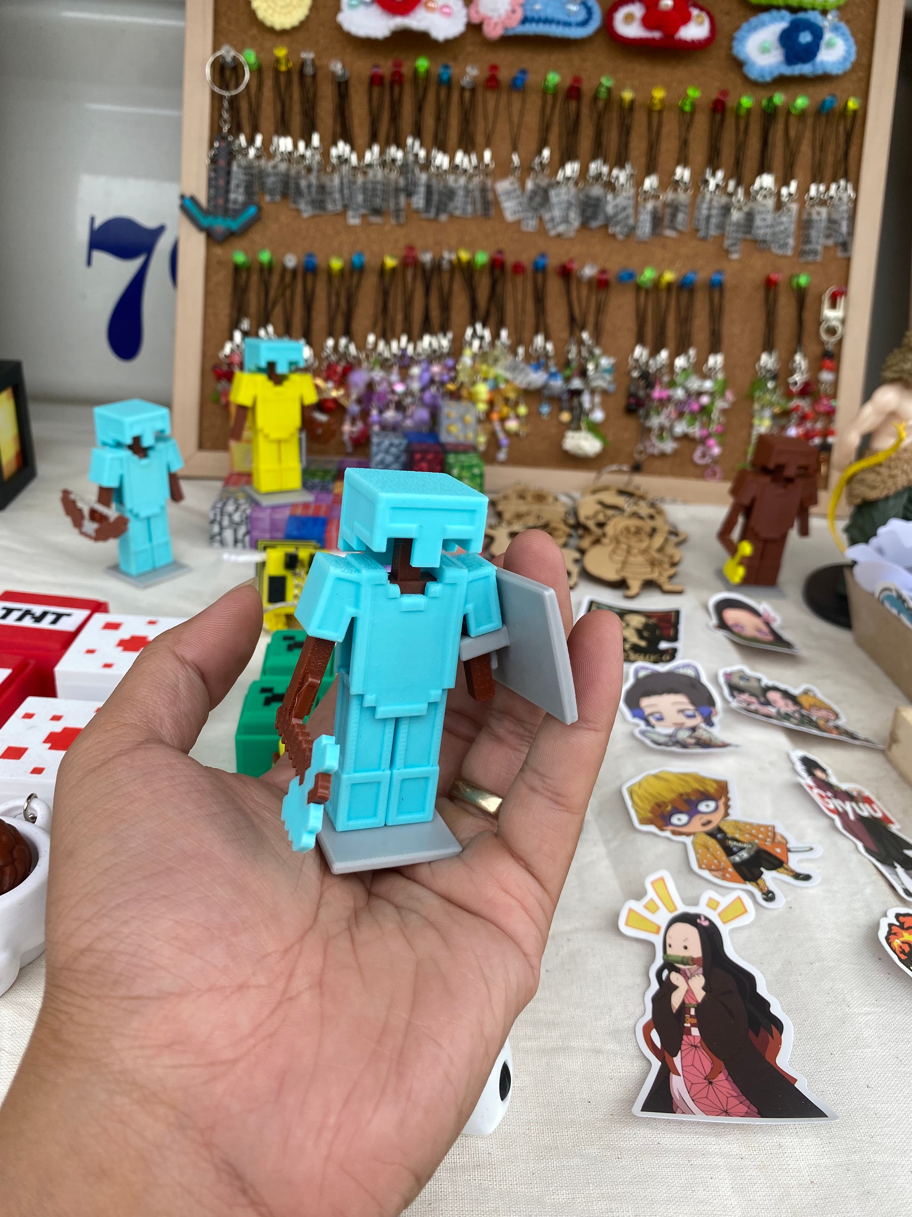 Mô hình giá treo giáp minecraft