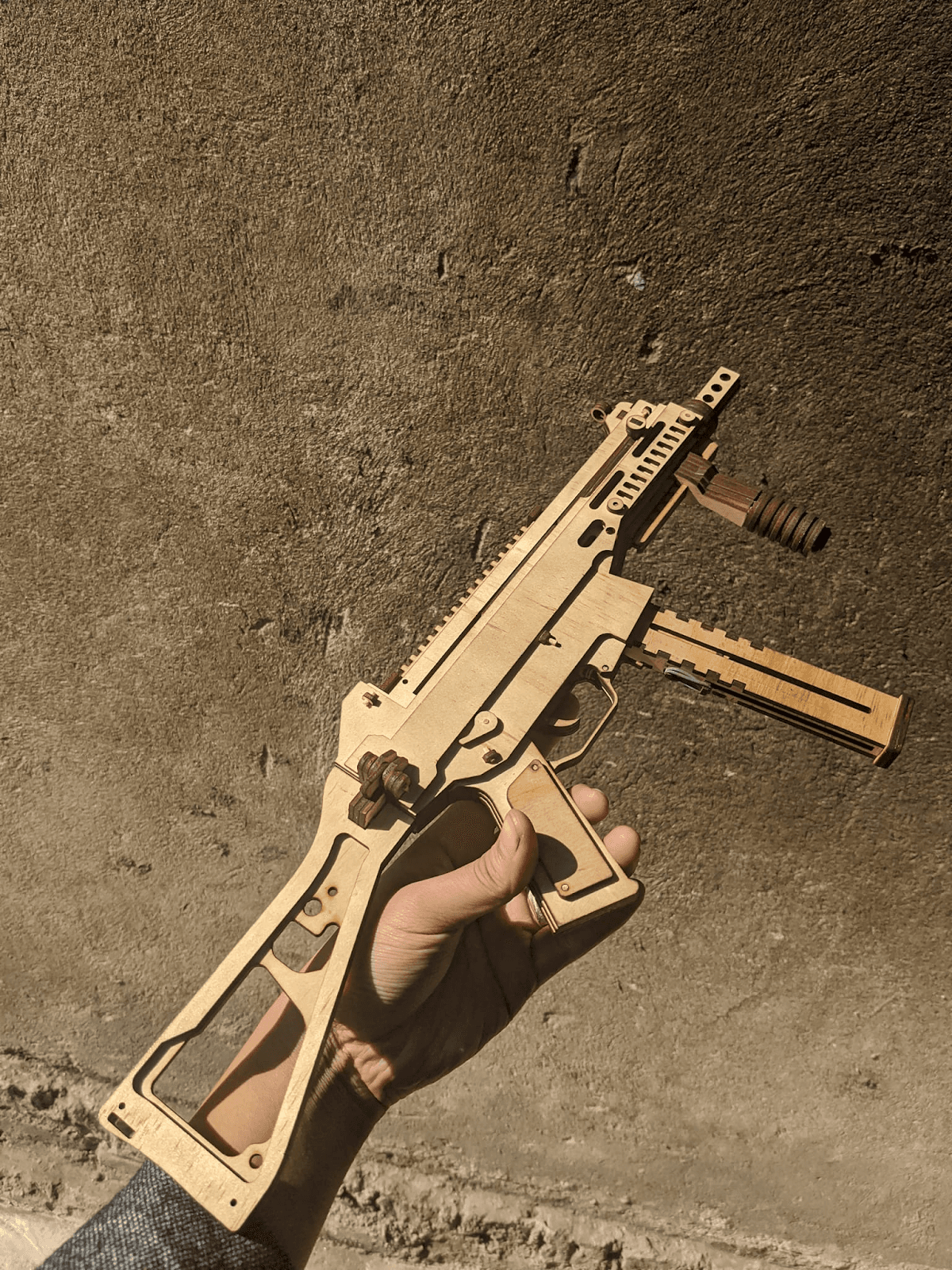 Mô hình ump gỗ có thể hoạt động