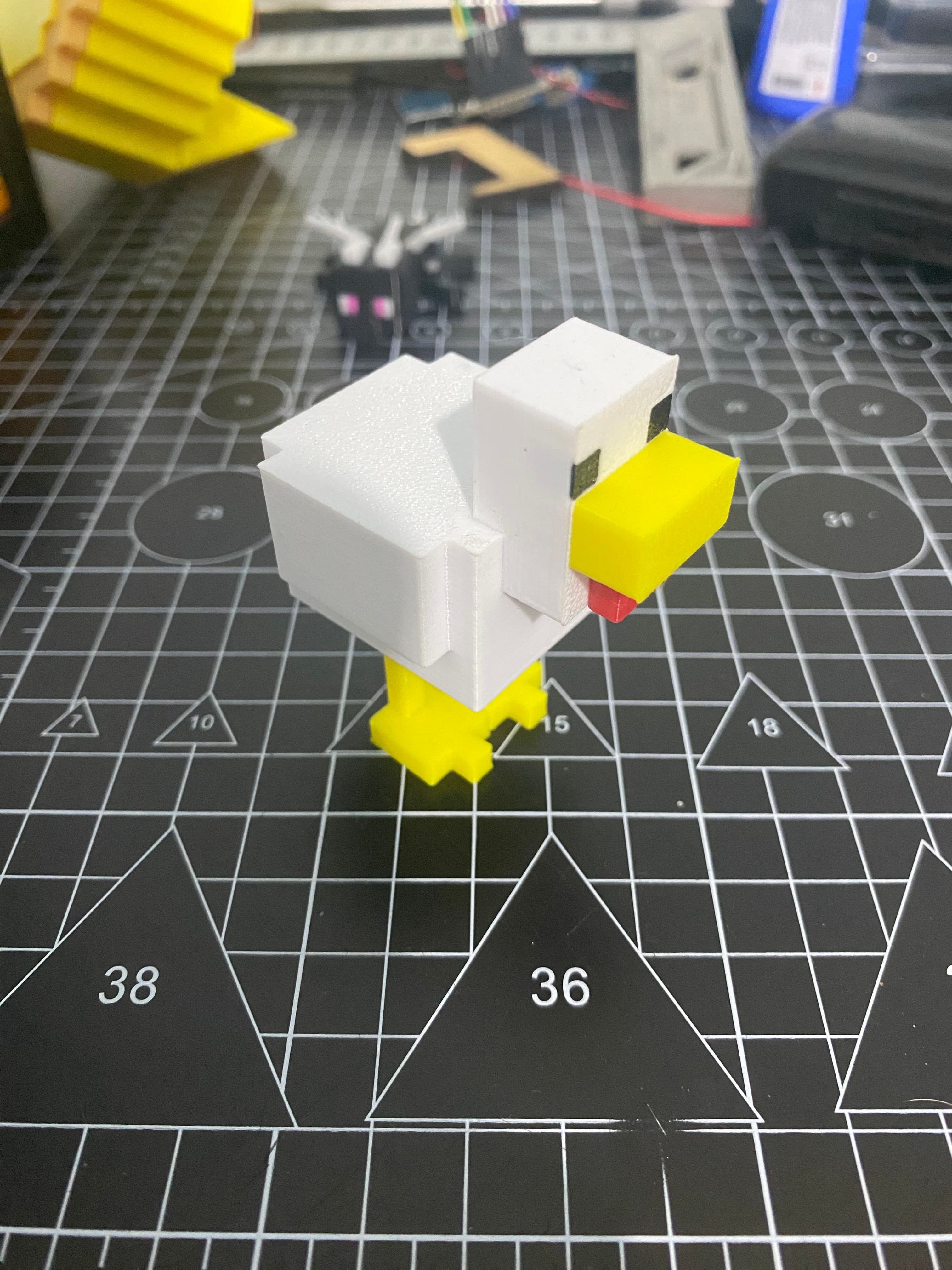 Mô hình chicken minecraft