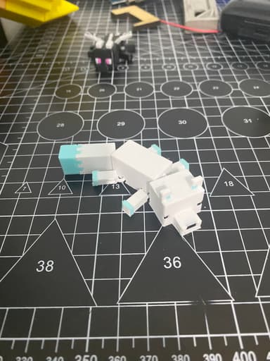 Mô hình cáo tuyết minecraft 2