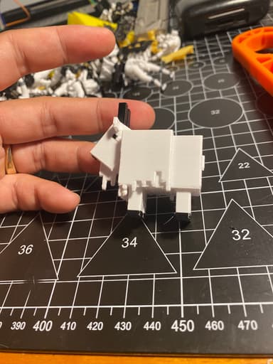 Mô hình Goat ( con dê) minecraft 2