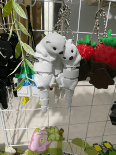 Móc khoá con chồn Size to 2