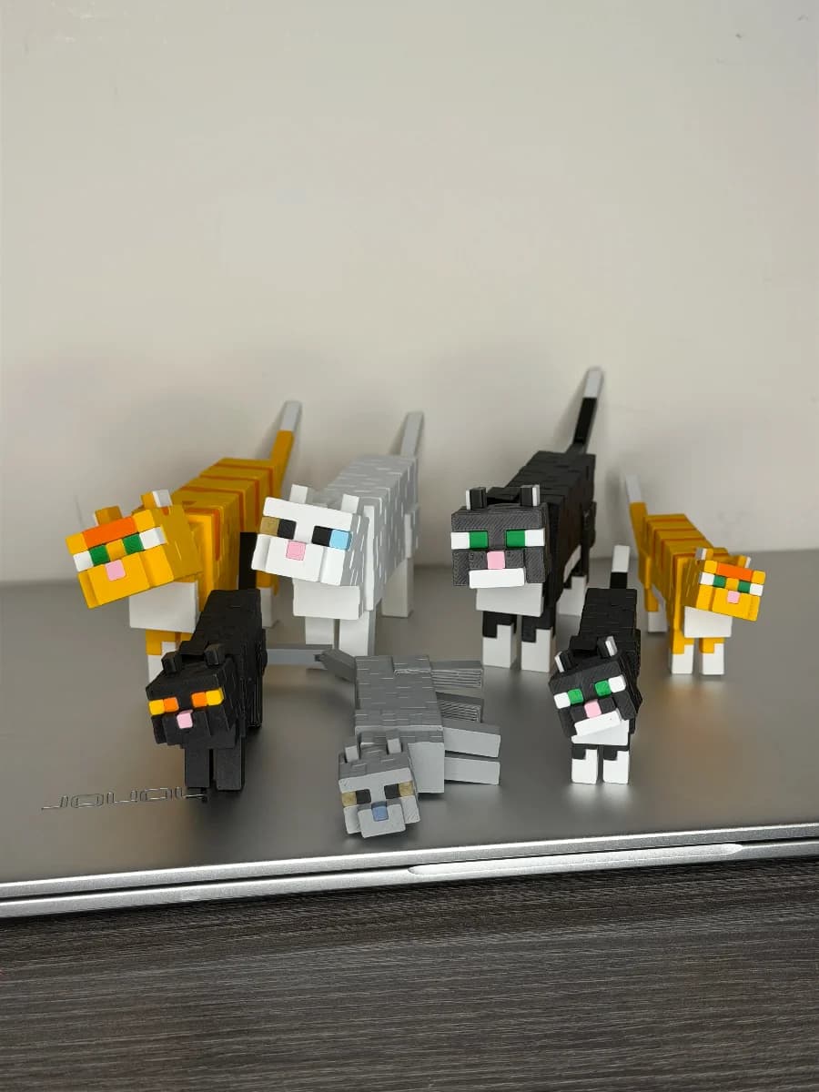 Mèo Trắng Minecraft