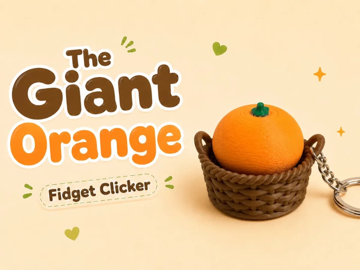 Orange Fidget Clicker