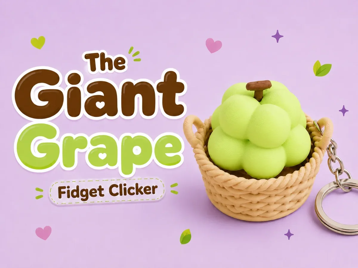  The Giant Grape Fidget Clicker