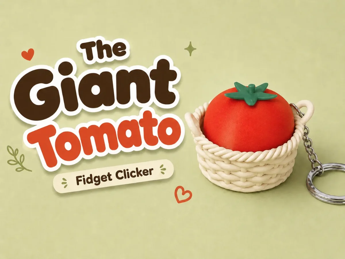 The Giant Tomato Fidget Clicker