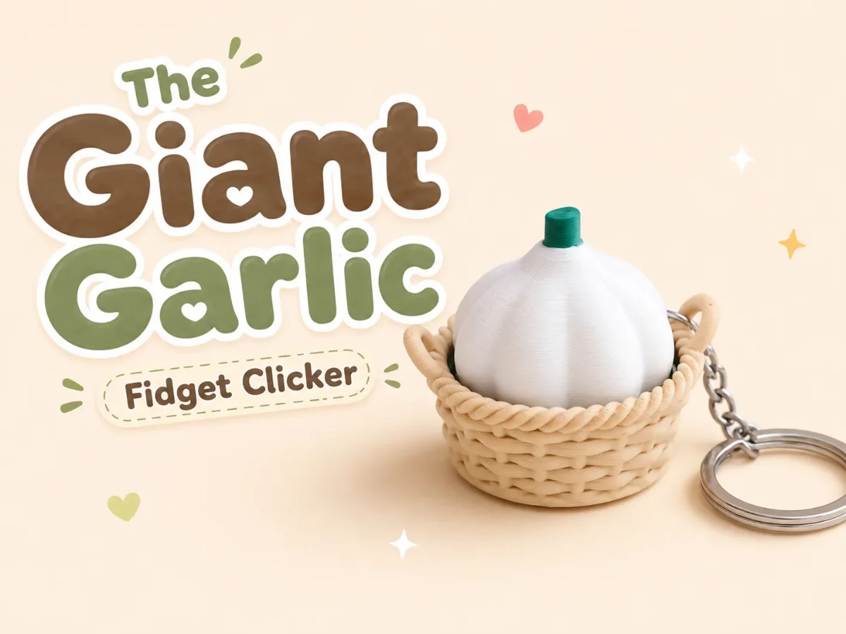 The Giant Garlic Fidget Clicker
