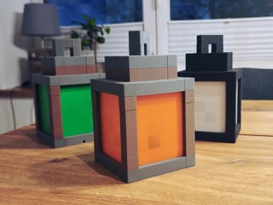 Minecraft Lantern - Creeper YELLOW - Đèn Cắm Điện 4