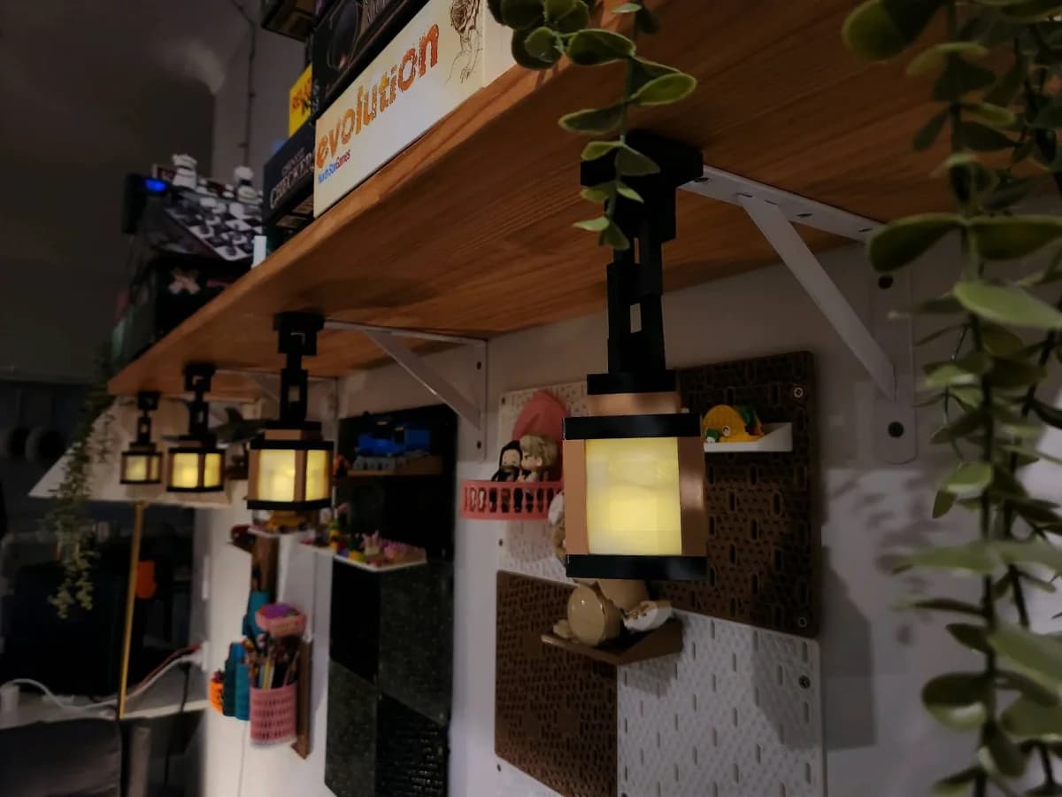 Mincraft Lantern Chain - ĐÈN XÍCH DÀI - YELLOW - PIN TIỂU MINI — ảnh 2