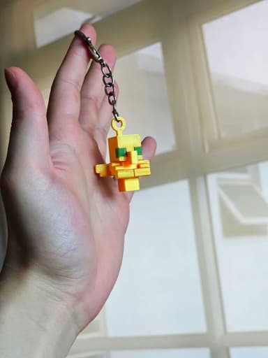 Minecraft Totem Of Undying Keychain 3