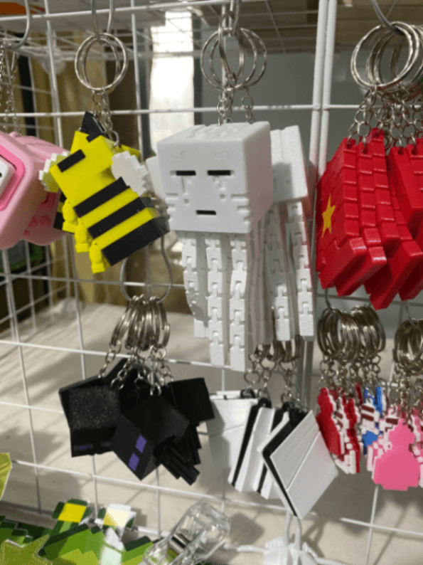 Móc khoá Ghast minecraft ( Size to )