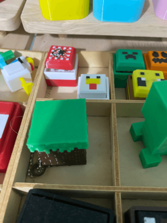 Clicker block cỏ minecraft
