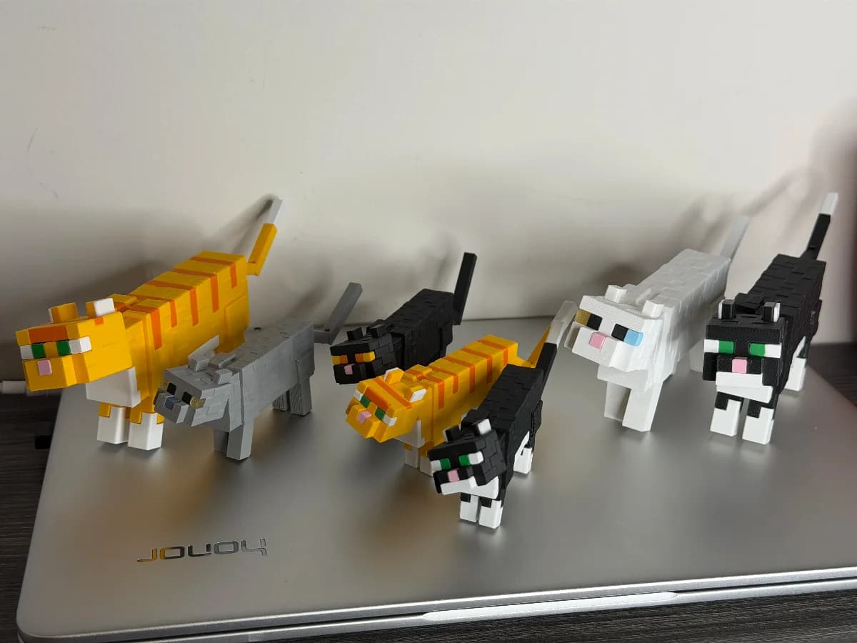 Mèo Trắng Minecraft — ảnh 2